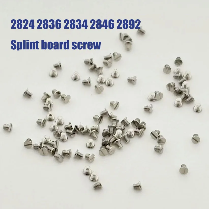 30/50/100pcss Watch movement accessories 2824 2836 2834 2846 movement clamp screws 2892 universal  Splint board screw