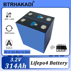 EVE MB31 Lifepo4 3.2V 314Ah Rechargeable Batteries 4-16PCS A grade Brand New Prismatic For DIY 12V 24V 48V Home Energy Storage