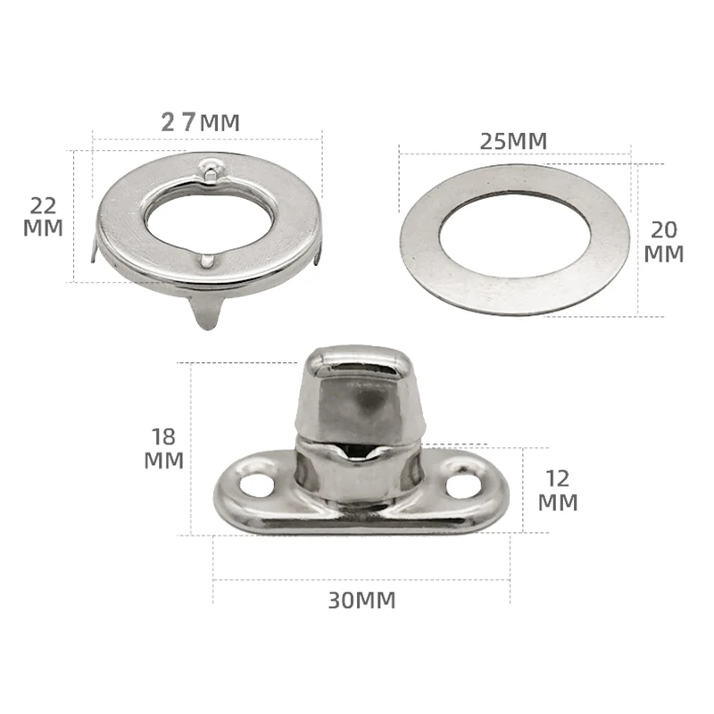 For Canvas Fastener Turn Buttons Easy Install 10/20 Sets Marine Grade Twist Lock Fasteners Turn Button Eyelet And Stud