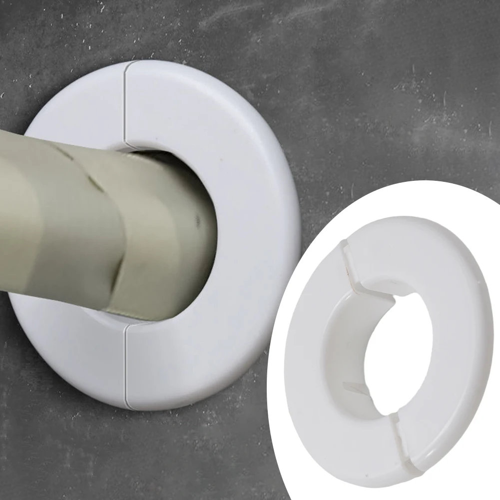 40mm-80mm Hole Cover White Cover Rosettes Cable Entry Cable Passage Hole Cover Designed For Air Conditioning Pipe Conduit Pipes