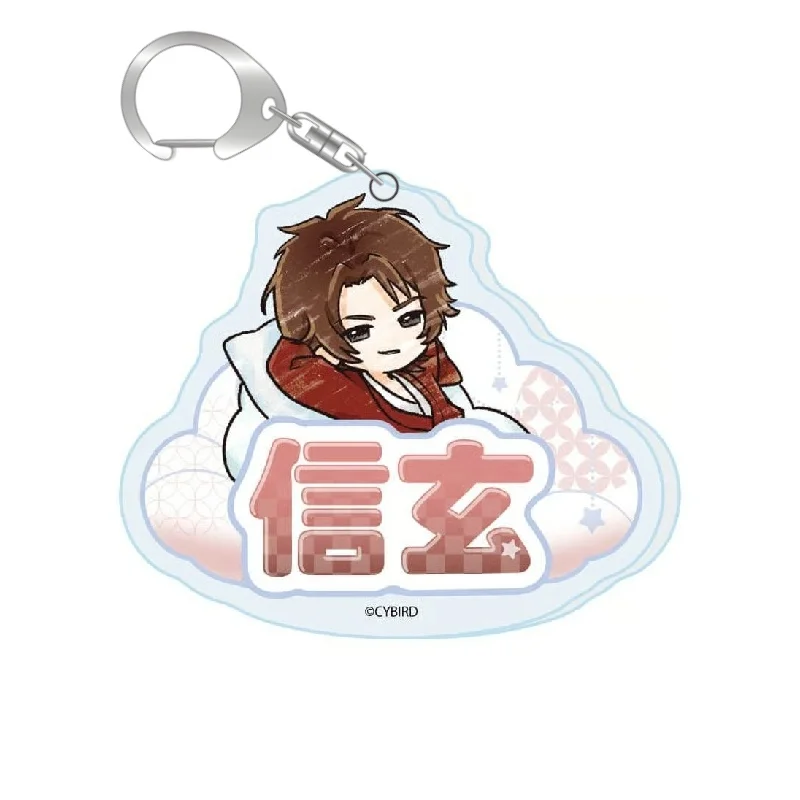 6cmAnime As A Gift Bag Acrylic KeyRing Anime Ikémen Sengoku: Romances Across Time Cell Phone Pendant Exquisite Product Keychain
