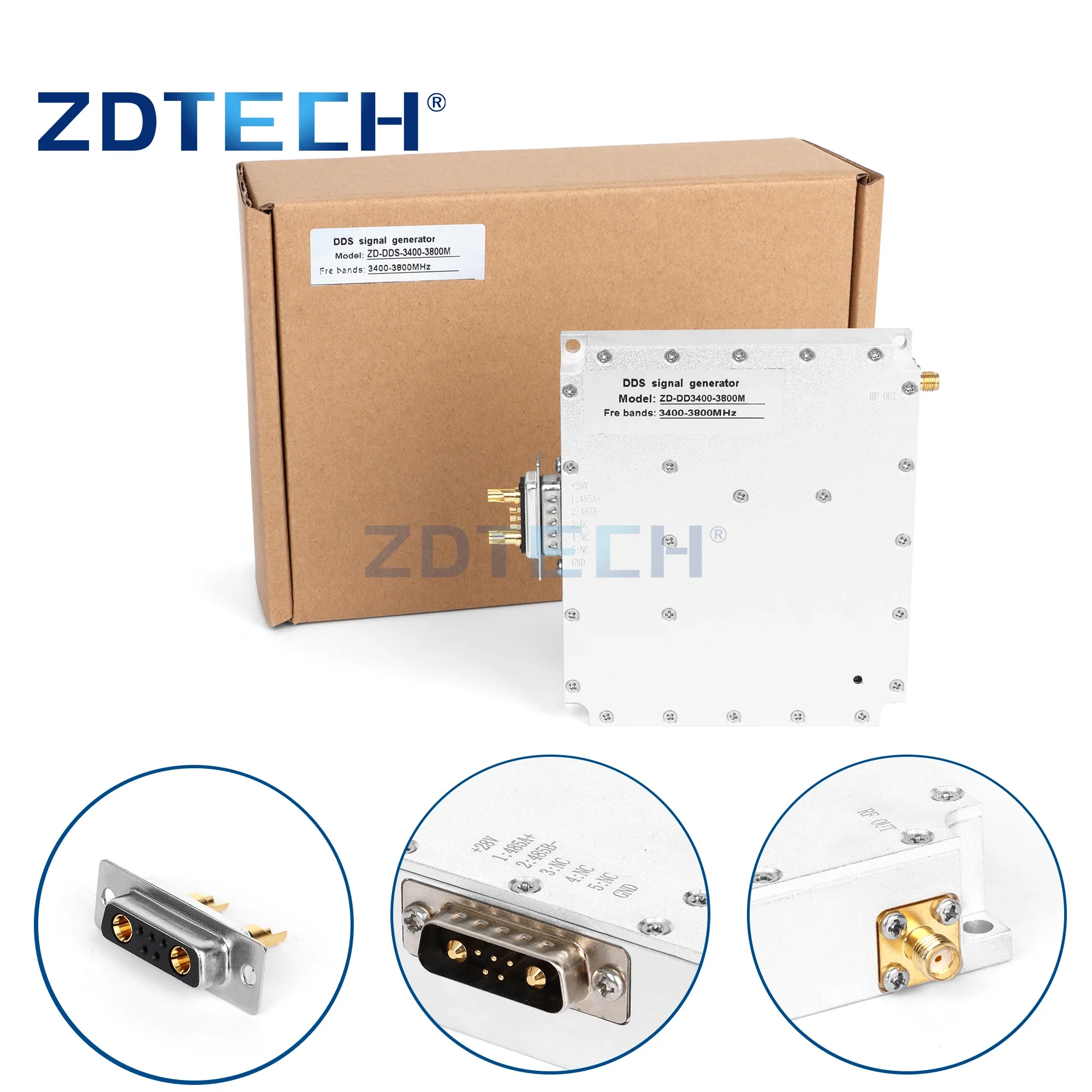 Factory Supply RF Modules DDS Signal 10-1500mhz FPV DDS Power Amplifier Module