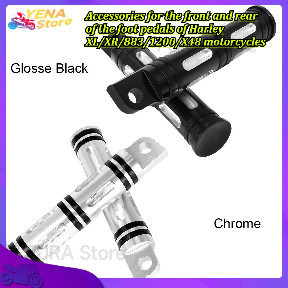 

Retro footrest accessories for the front and rear of the foot pedals of Harley XL/XR/883/1200/X48 motorcycles