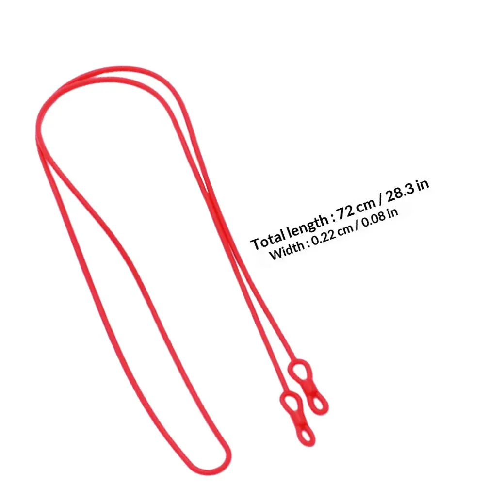 6Pcs Eyeglass Lanyards Flexible Non-Slip Silicone Glasses Strap with Neck Hanging Design Wear-Resistant Stylish Colored Eyewear
