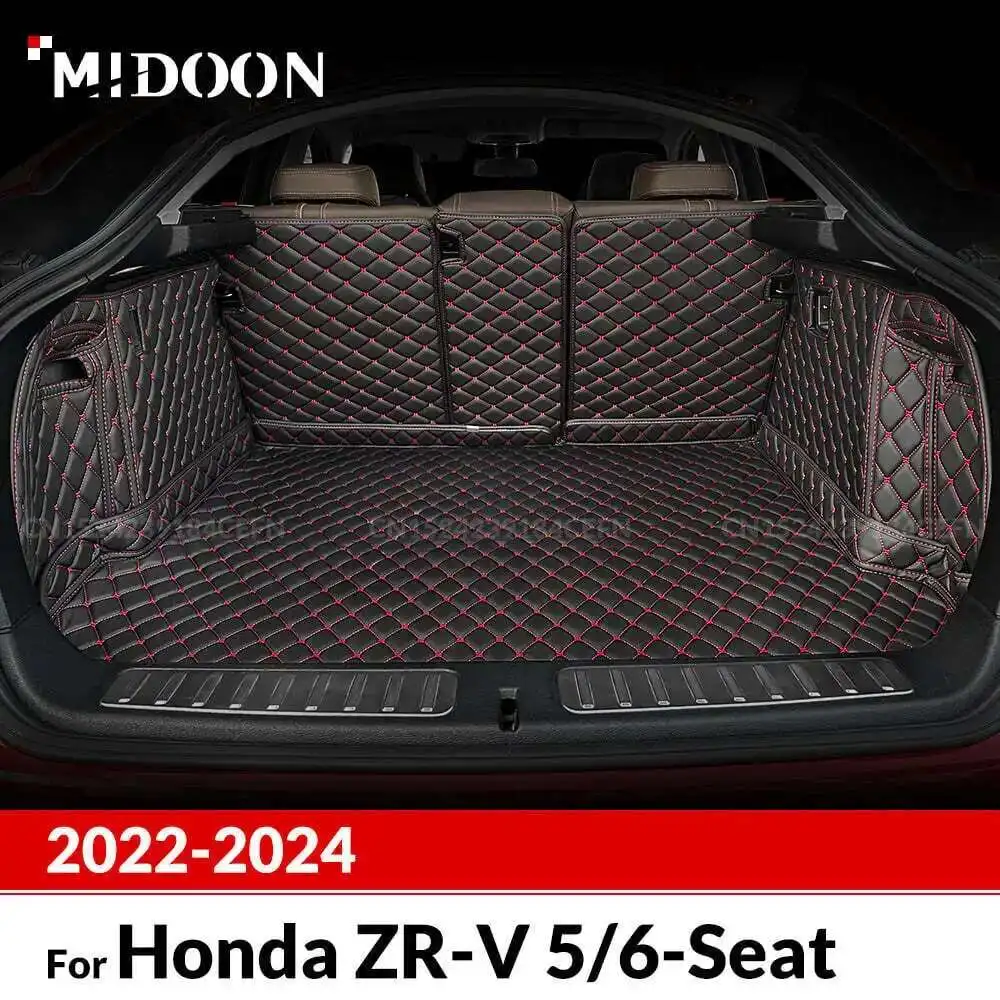 

For Honda ZR-V 5-Seat 2022-2024 6-Seat 2022-2024 Auto Full Coverage Trunk Mat Car Pad Cargo Liner Interior Accessories