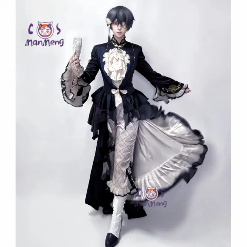 Anime Black Butler Cosplay Ciel Phantomhive Oyster oysters Costume Gothic style dress accessories Halloween party women uniform