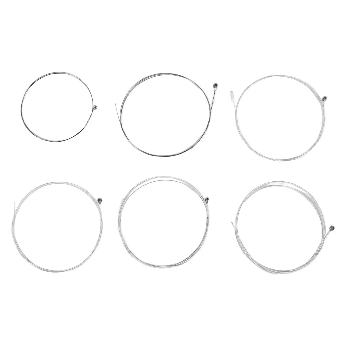 New Arrival Fashion  A104 Acoustic Guitar Strings 6Pcs/Set Copper Alloy Silver Plated String Guitar Parts Replacement 0.010-0.04