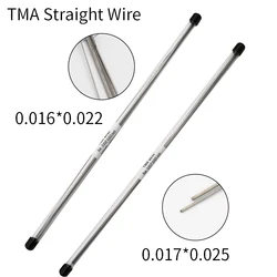 10 pz/pacco 35mm dentale TMA Ti-Mo ortodontico dritto filo ad arco rettangolare