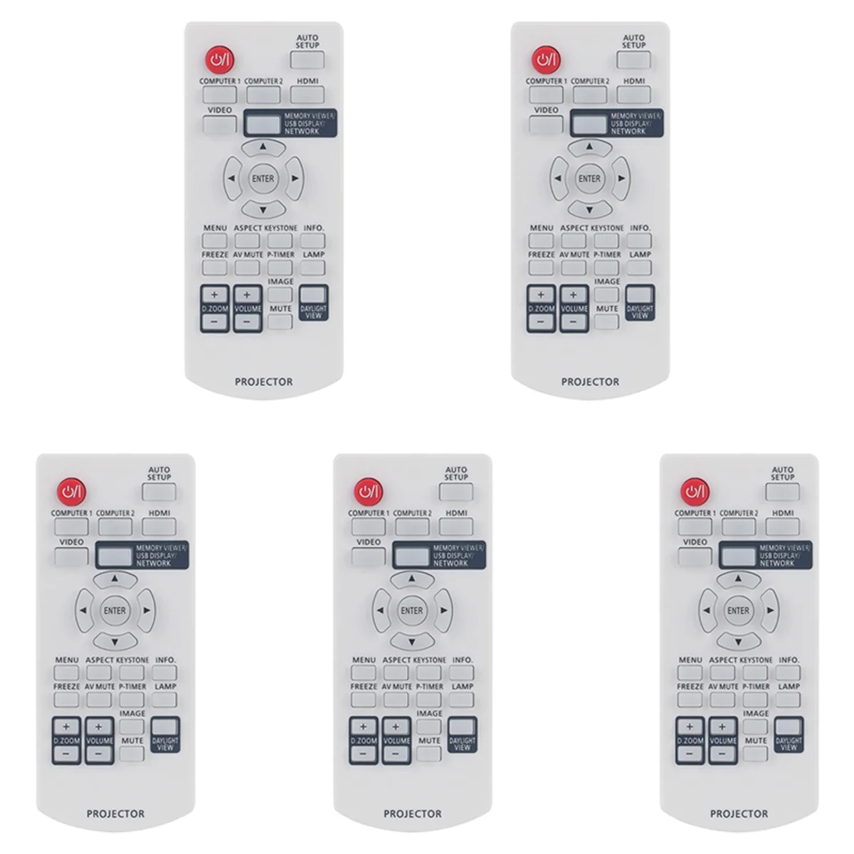 

5X N2QAYA000116 Replacement Remote Control for LCD Video Projector PT-LB382 PT-LB332 PT-LW312 PT-LW362