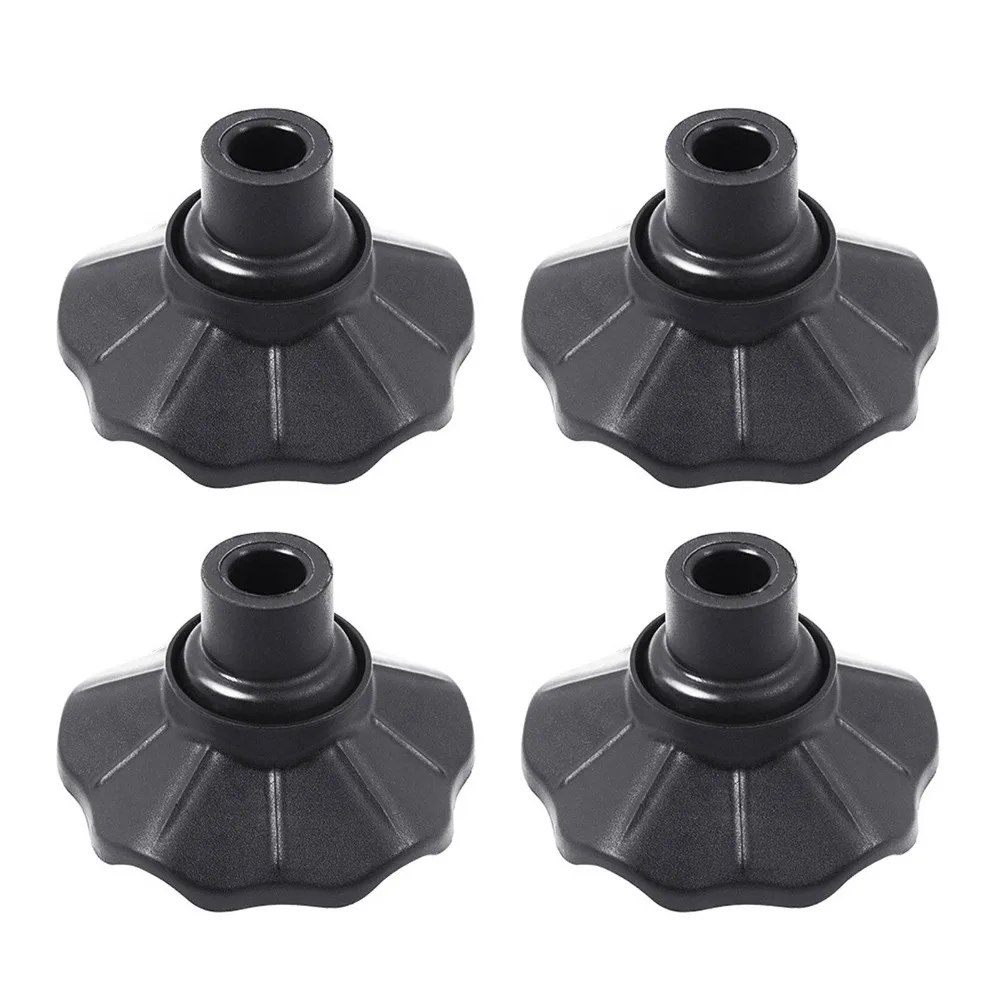 4 Pcs/Set 13mm/14mm/15mm Chair Leg Caps Plastic Easy Installation Chair Leg Non-Slip Stabilizers Chair Foot Pads