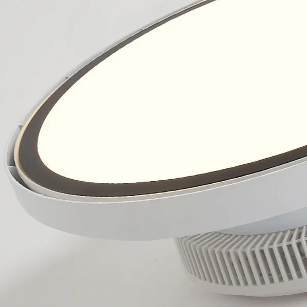 Imagem -05 - Luz Led Ventilador de Teto com Controle Remoto Lâmina Invisível Elegante Elegante Escurecimento Interior Iluminação para Quarto 53 w