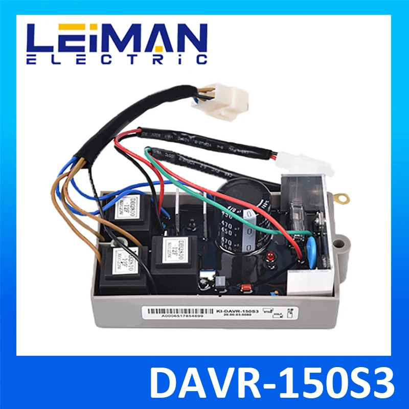 KI-DAVR-150S3 Kipor Brush Generator AVR Automatic Voltage Regulator 380V Three Phase For 15KW Genset Stabilizer Aluminum shell