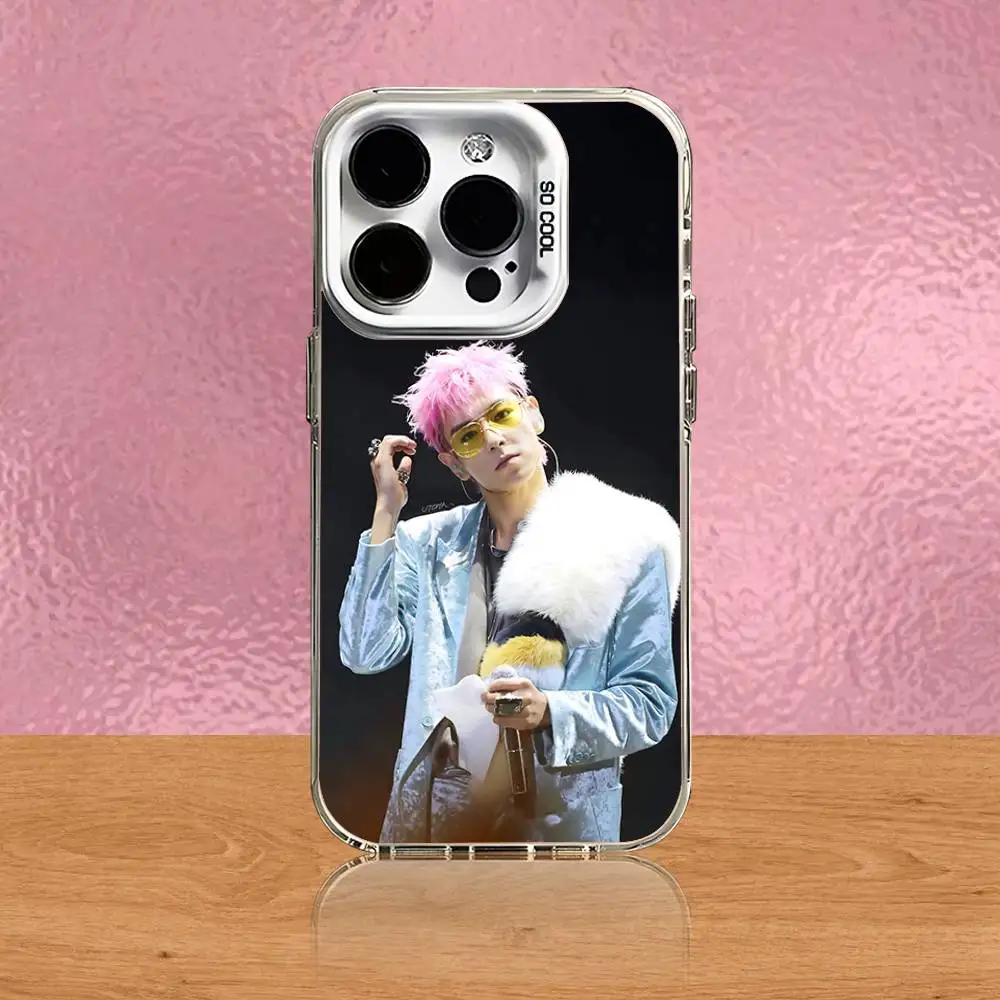 حافظة هاتف C-Choi S-Seung Hyun T-TOP لهاتف iPhone 16,15,14,13,12,11,Pro,XS,Max,Plus,Mini,SE غطاء مقاوم للصدمات من الحلوى البيضاء غير اللامعة
