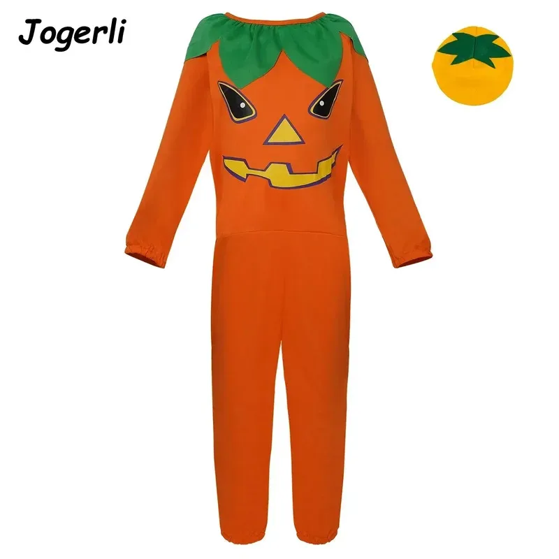 Детский костюм Jogerli для косплея с тыквой, маскарадный костюм на Хэллоуин для мальчиков и девочек, костюм для ролевых игр; 6,r'8;p'