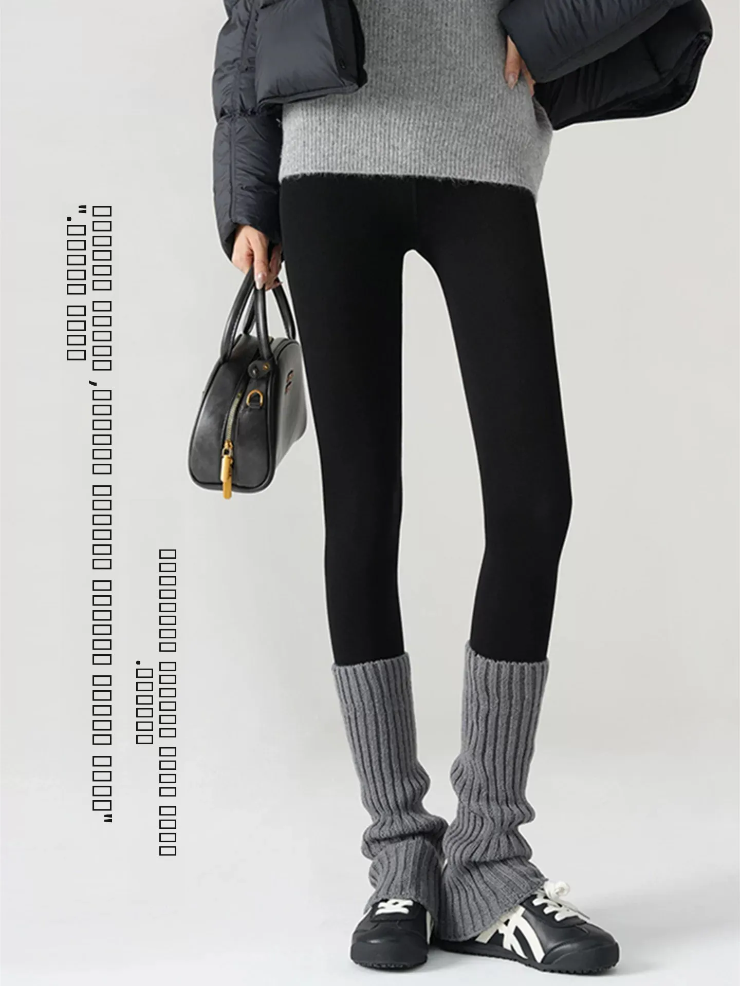 

Женские леггинсы Thiened Fce с высокой талией, осень-зима, утягивающие брюки больших размеров, повседневные эластичные колготки Bla