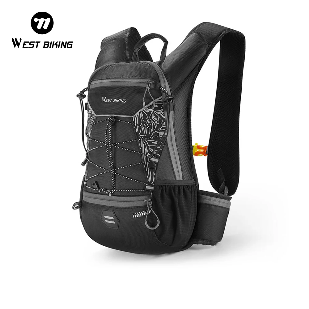 AliExpress West Biking WEST BIKING 16L Cycling Backpack With Helmet Storage Cover Refelective Outdoor Sport Hiking Climbing Hydration Backpack Bike Bag