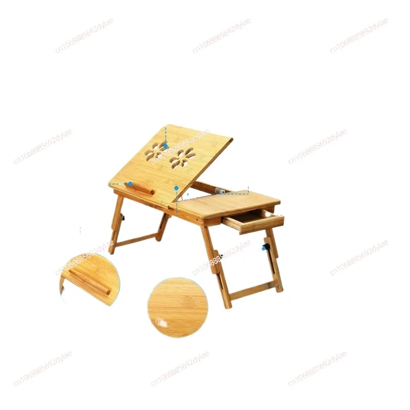 

Foldable Computer Desk, Multi-function Notebook, Bed Stand, Dormitory Lifting Support, Small Table, Portable Table