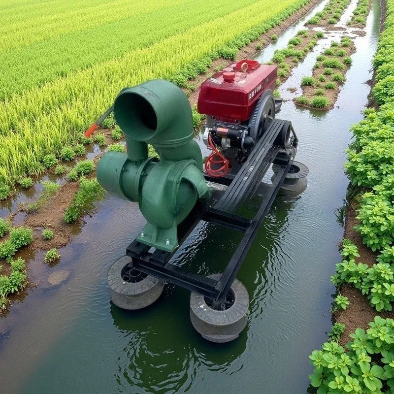 Anti-flood drainage pump, increase pump body diesel engine centrifugal pump