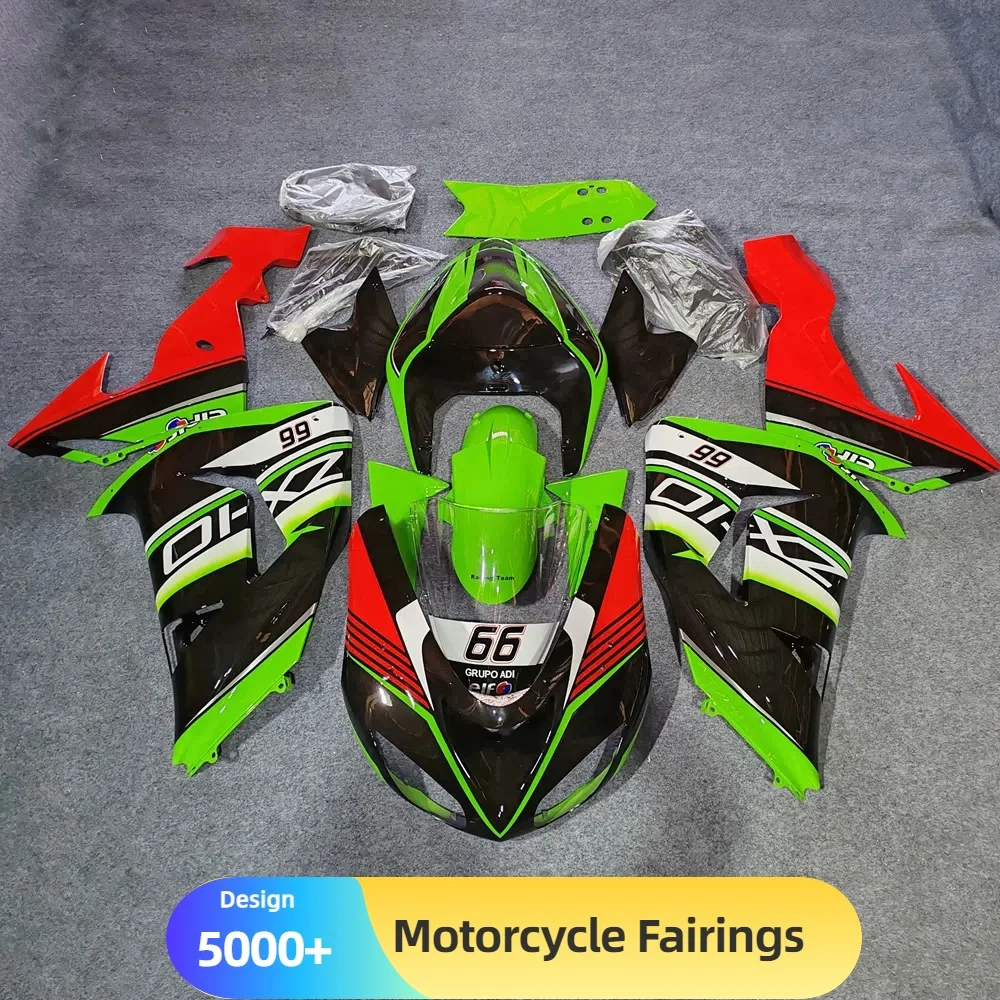 

For Kawasaki Ninja ZX10R 2006-2007 Complete Fairing Panel Kit - Premium ABS Plastic, Precision Fit