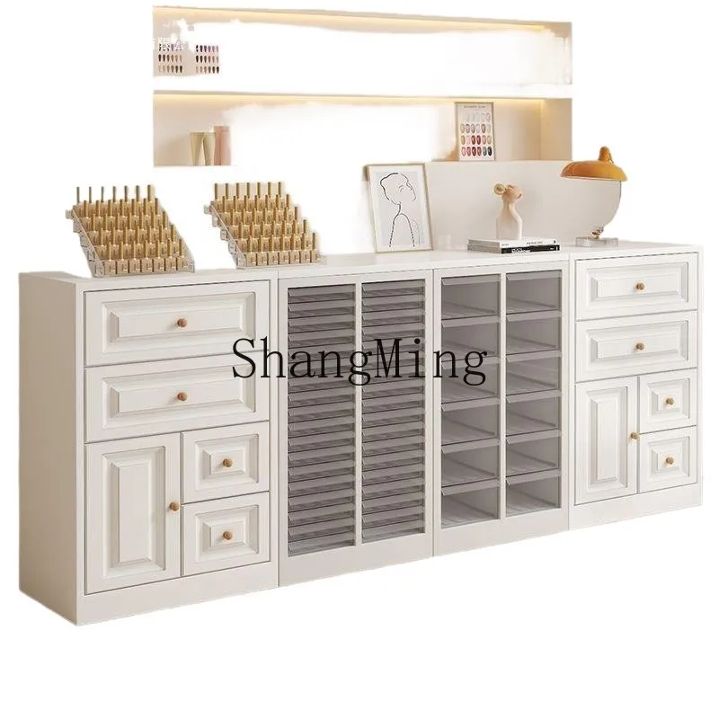 

CL Art Display Cabinet Nail Art Shop Nail Polish Product Storage Floor Storage Cabinet