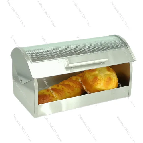 Square Bread Storage Box with Bamboo Lid, Moisture Proof & Airtight, Large Bread Bin for Kitchen Food Preservation