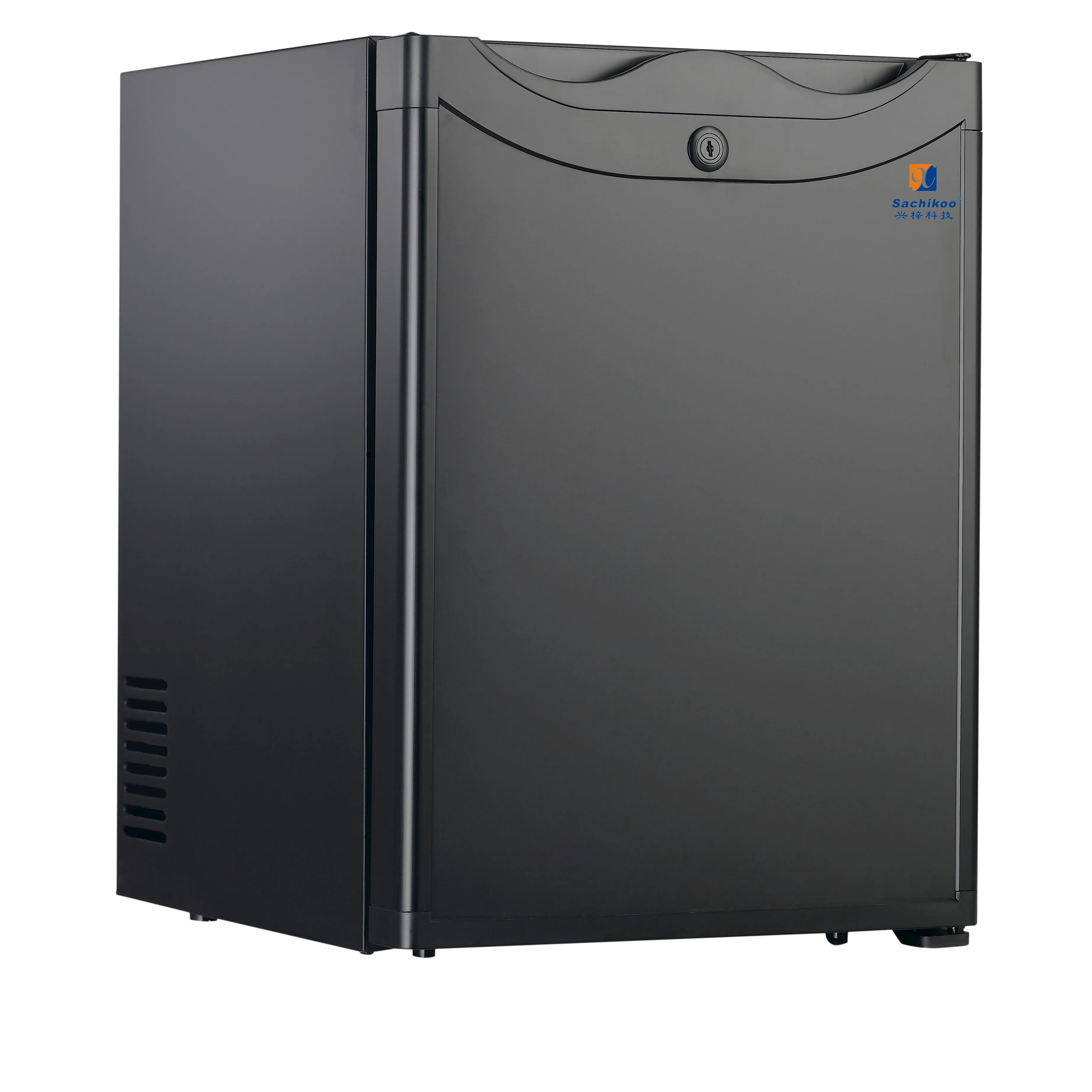 

25L Mini Fridge Cabinet for Hotels Portable LED Light Single Door Cooler with UK Plug New Condition Features Freezers Garages