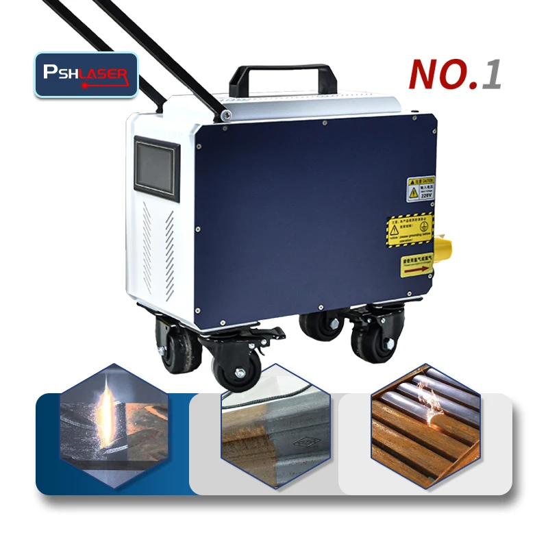 Mini Portable Pulse Cleaning Machine Handheld Rust Removal Equipment