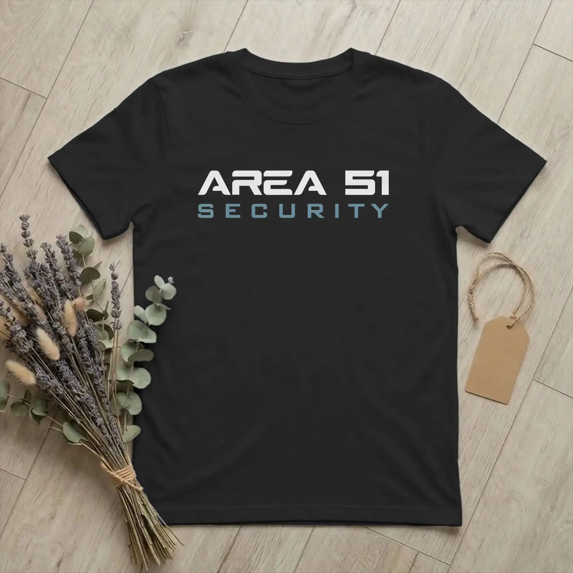 Men's Funny Area 51 Conspiracy Theory T Shirt Security Secret Cotton merchandise Vintage Short Sleeve Tee Shirt Big Size T-Shirt