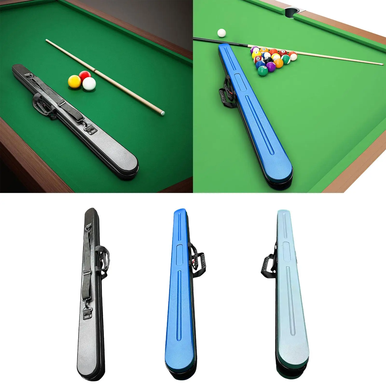 

Durable 3/4 Snooker Pool Cue Case Anti Scratch Billiard Bag for Professional Billiard Cue Storage and Protection