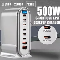 Cargador GaN USB-C 500W