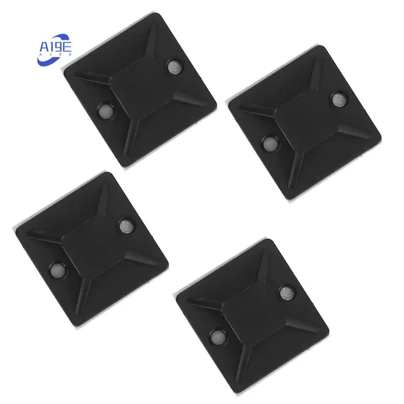 

A19E-1000 Pcs Self Adhesive Cable Tie Mount Base Holder 20 X 20 X 6Mm
