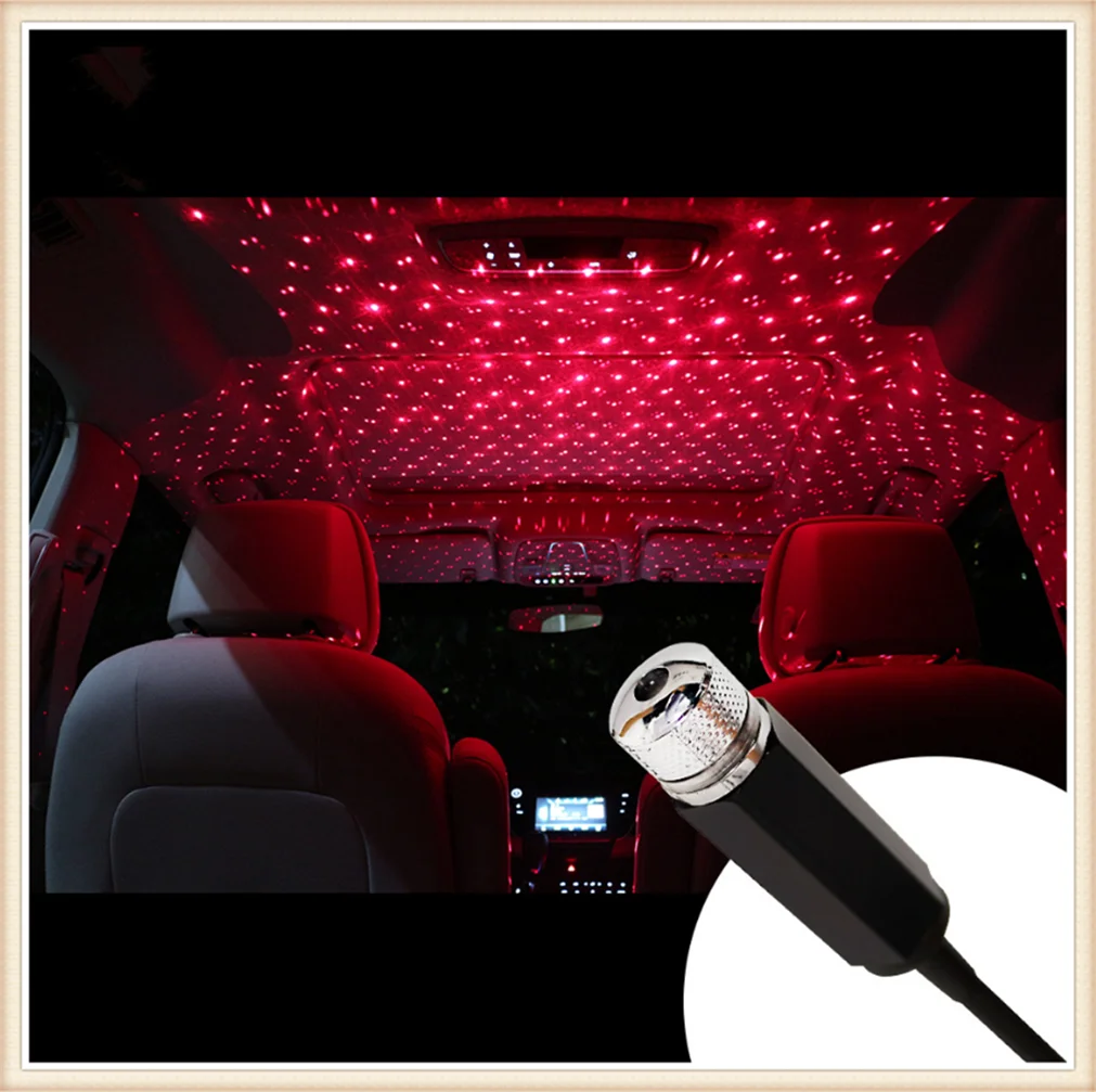 LED Car USB Atmosphere Lamp Decoration Light Accessories for Mercedes Benz X-Class S63 S600 S560e S65 GLA45 GLA G650