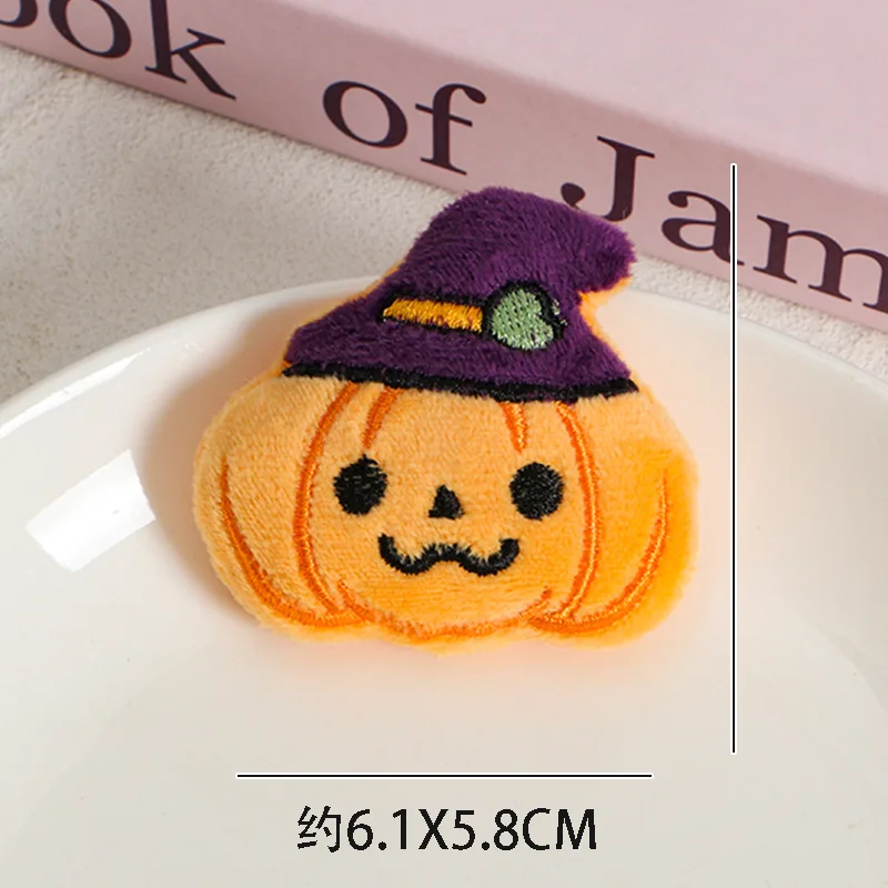 Cartoon Funny Halloween Pumpkin Skull Ghost Plush Accessories Brooch Diy Jewelry Keychain Pendant Accessories Anime Doll Model