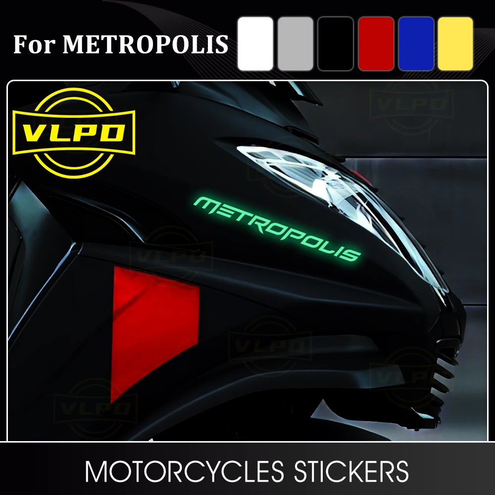 Pegatinas de motocicleta, calcomanía impermeable para Peugeot Metropolis 400 400i, accesorios, pegatina de motocicleta