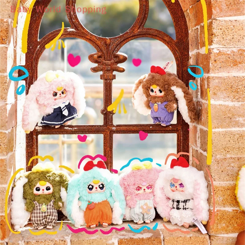 

Baby Three Rabbit Macaroon V2 Series Plush Blind Box Cute Rabbit Figures Mystery Box Plush Toys