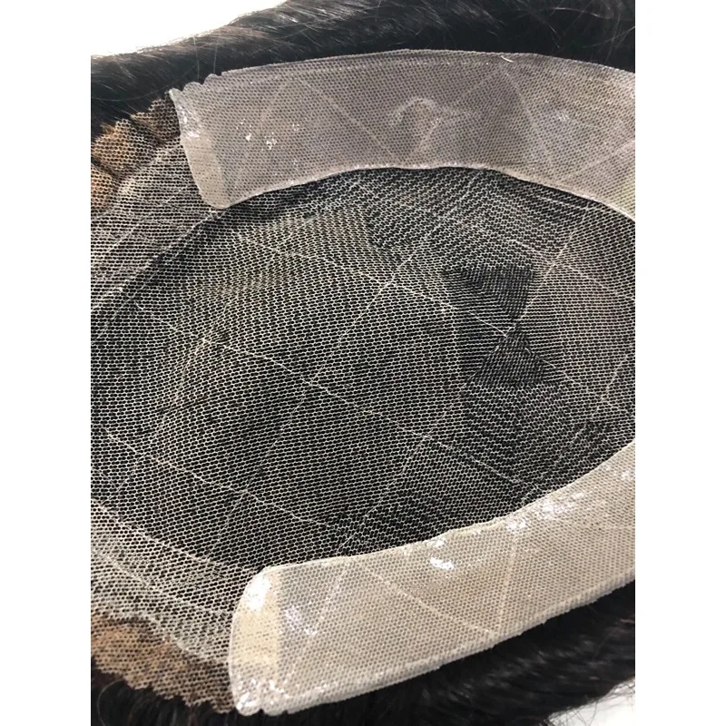 التخليص الدانتيل + بو قاعدة نظام الشعر OCT | شعر بشري مستعار للرجال (منتجات غير مثالية بدون خدمة ما بعد البيع) #4