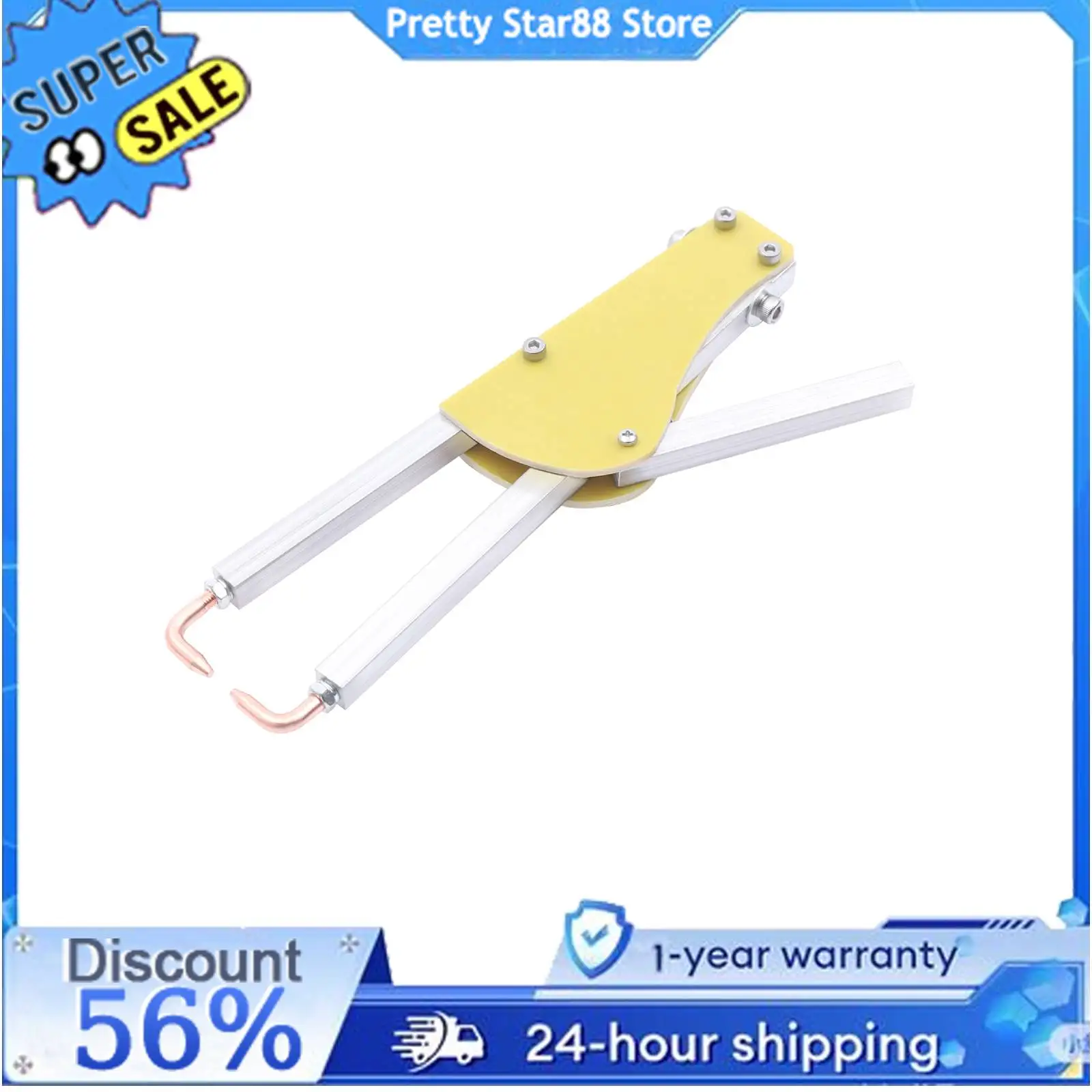 

DIY Portable Spot Welder Machine Electric Handheld Welding Systems for Sheet Metal Repaire Beginner Equipment Tool 0.2KG