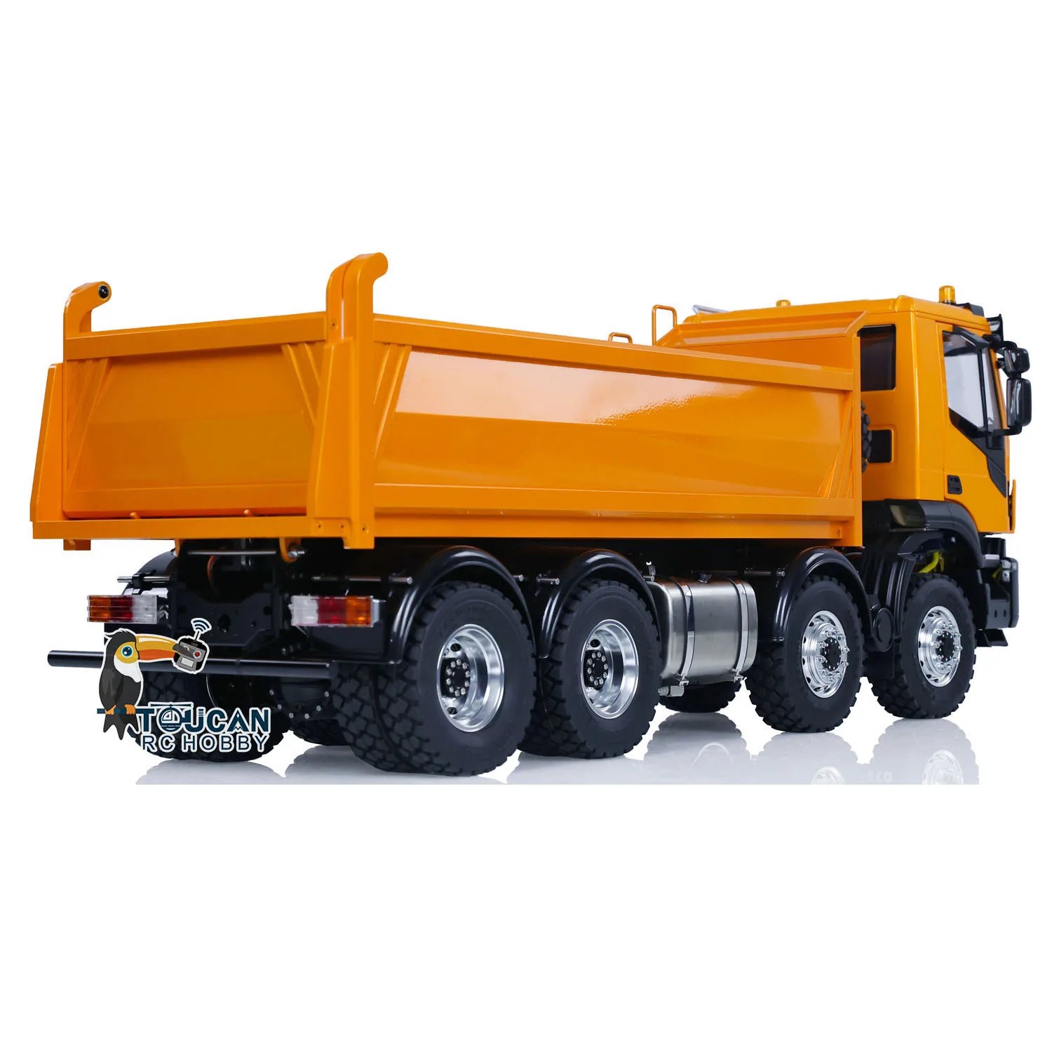 8X8 LESU 1/14 RC قلابة هيدروليكية RTR سيارة معدنية لعبة راديو التحكم قلابة نماذج من الشاحنات أضواء الأصوات توكان هواية هدية THZH1712