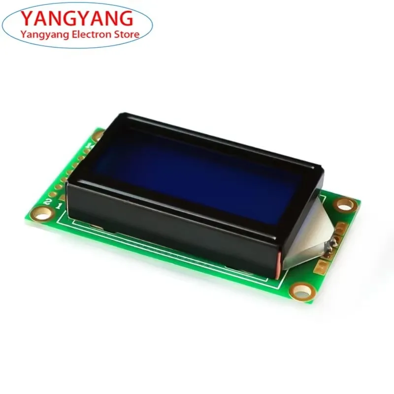 New LCD0802 LCD Module 0802A Blue/Green Screen 8*2 0802 8x2 Character LCD Backlight Display Adapter Module For Arduino 5V