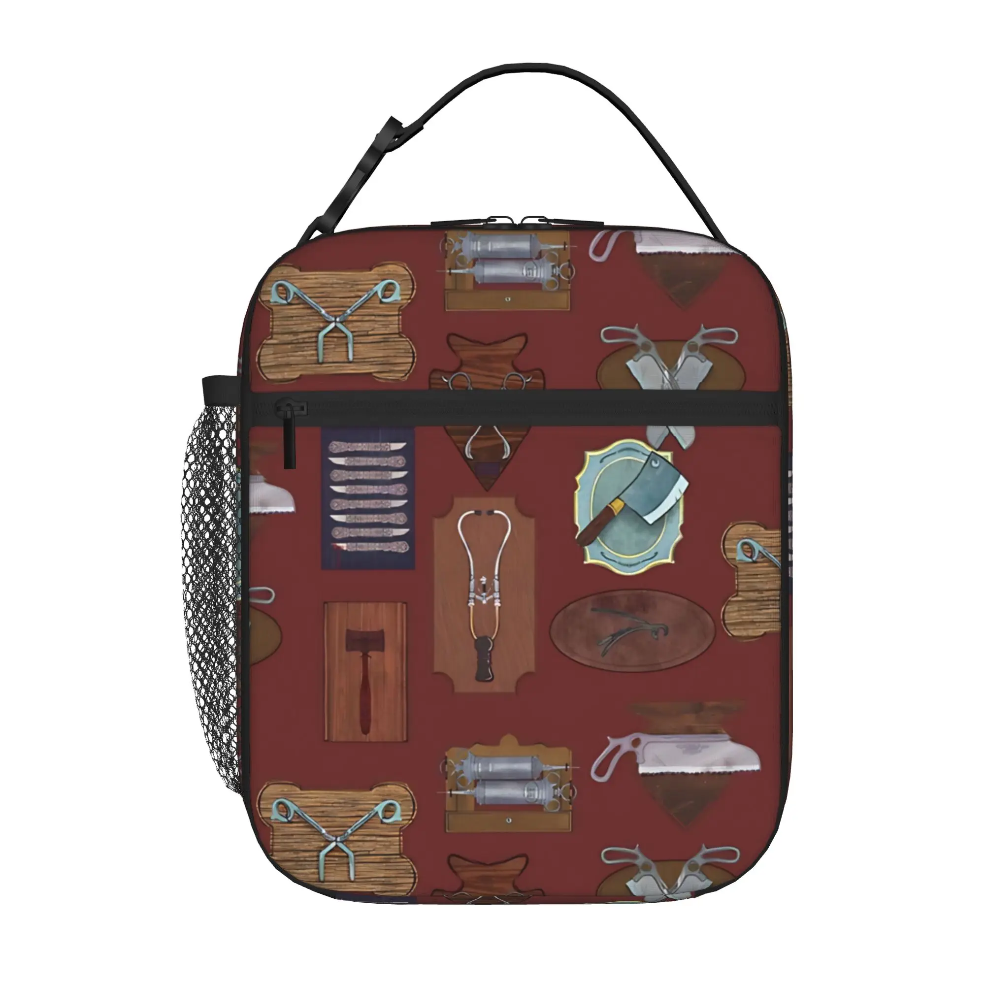 1 Piece Portable Lunch Container Tools of the trade Zipper Closure Durable Pocket Medical For Lunch Box Bag