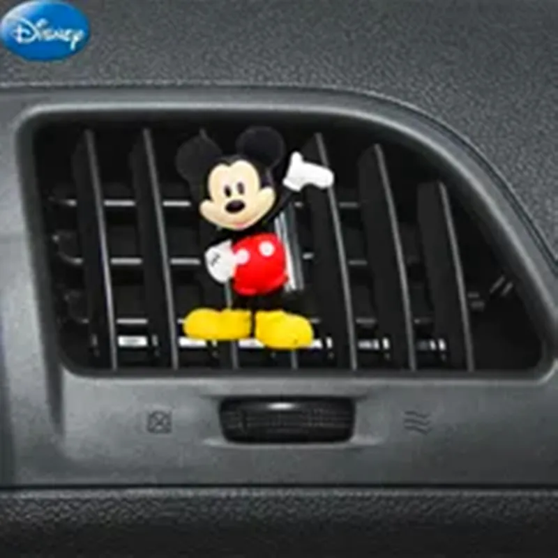 Disney Anime Mickey Mouse Perfume Clip Kawaii Minnie Car Air Outlet Decoration Cartoon Perfume Ornaments Car decoration