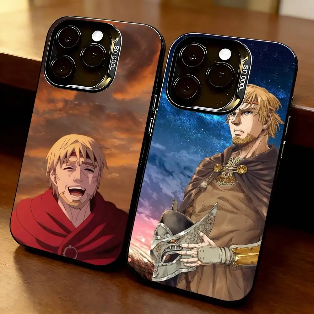 

Anime Vinland-d Saga Canute Phone Case For iPhone 17,16,15,14,13,12,11 Plus,Pro Max,XS,Colorful Silver Phone case Funda Cover