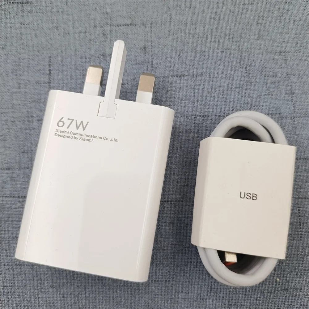 67W UK Xiaomi Charger Phone Usb C Turbo HyperCharge Chargeur Xiao Mi 15T 14 13 T 12 11 Pro 10 Redmi Note 1514 13  K60 Pad 8 7 6