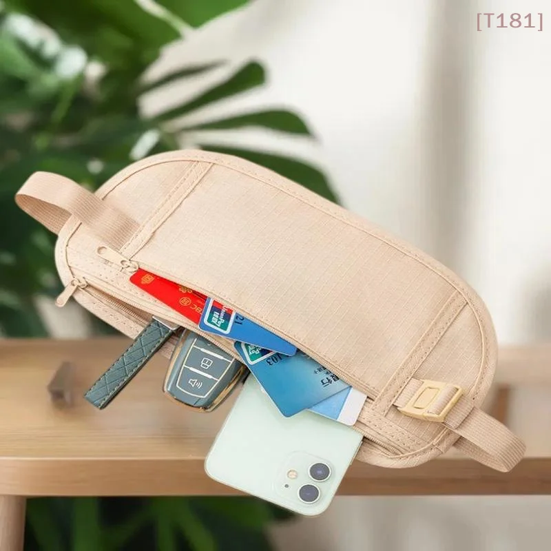 Universal Mobile Phone Anti-theft Bags Sports Running Waist Bag Money Belt For Travel Women And Men Slim Hidden Traveling Wallet