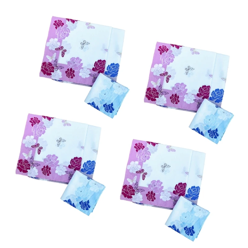 Floral Pattern Pocket Handkerchief for Sweating for Grooms, Weddings Gift Drop shipping