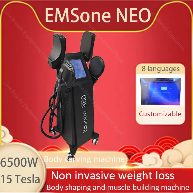 EMS stimulates muscle growth 6500W EMSone NEO RF electromagnetic muscle massage to shape a muscular body