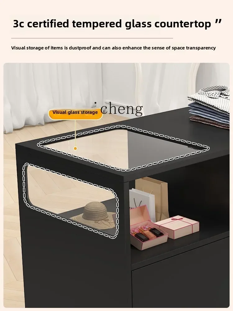 YFY Flowing Water Display Stand Clothing Store Sense Table Middle Storage Showcase