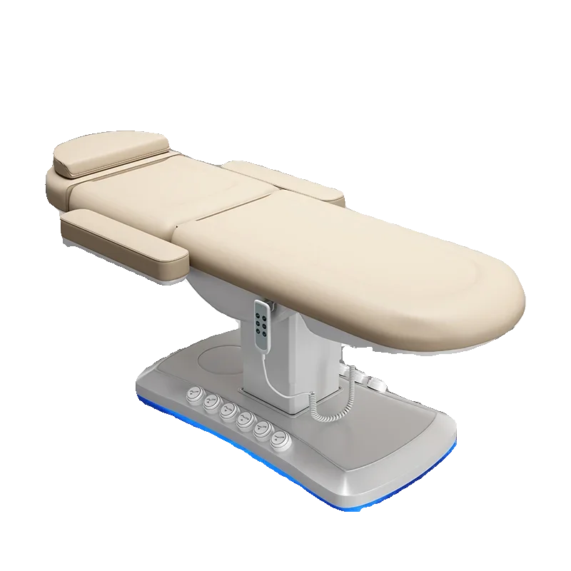 

Электрическая косметическая кровать, микро-массажная кровать для всей красоты, кровать для татуировки и вышивки, складной многофункциональный подъемник