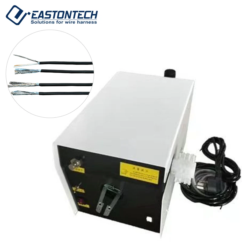 2025 hot sale EW-10WT-1 Electric Cable Wire Brushing and Twisting Machine Braided Wires Brush Shielded Twisting Machine