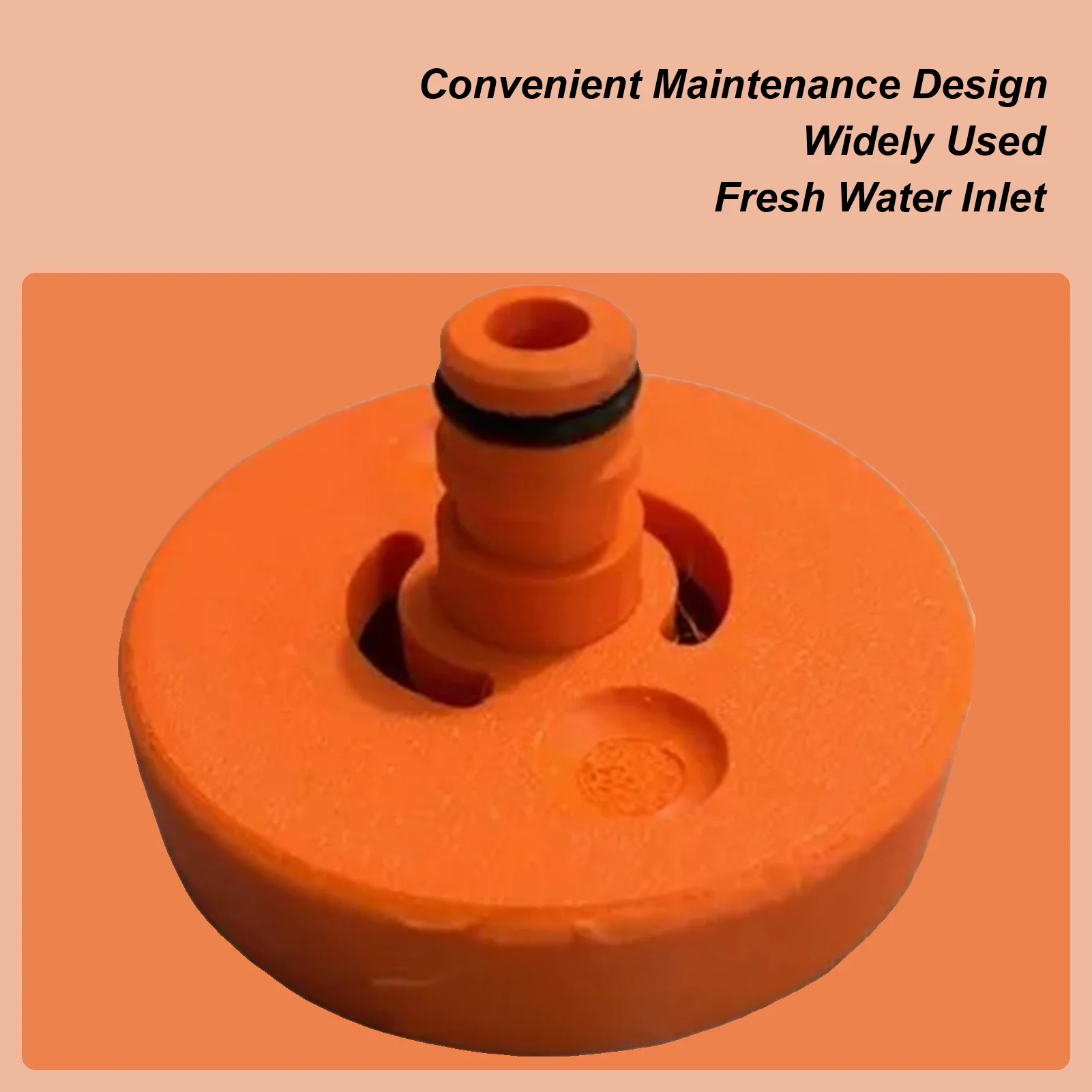 

Replacement RV Water Inlet, Leak Proof Fresh Water Tank Filler Cap Adapter For Outdoor Campers Trailer City Connection